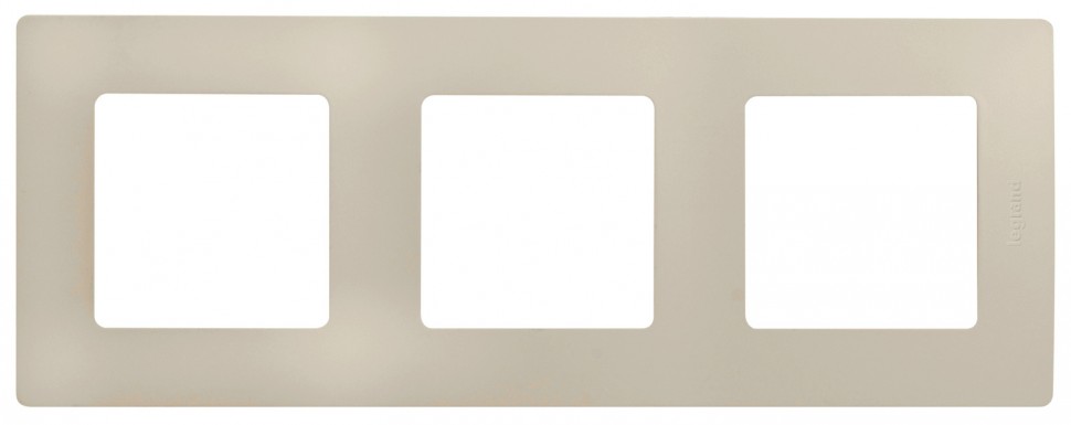 Рамка Legrand Etika 672513 накладная 3xMosaic ABS слоновая кость