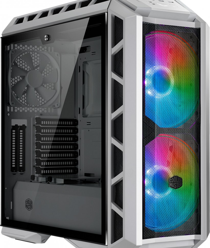 Корпус Cooler Master MasterCase H500P White Mesh ARGB белый без БП ATX 4x120mm 6x140mm 2x200mm 2xUSB2.0 2xUSB3.0 audio bott PSU