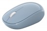 Мышь Microsoft Bluetooth светло-голубой оптическая (1000dpi) беспроводная BT (2but)