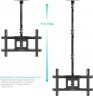 Кронштейн для телевизора Onkron N1L черный 32"-80" макс.68.2кг потолочный поворот и наклон