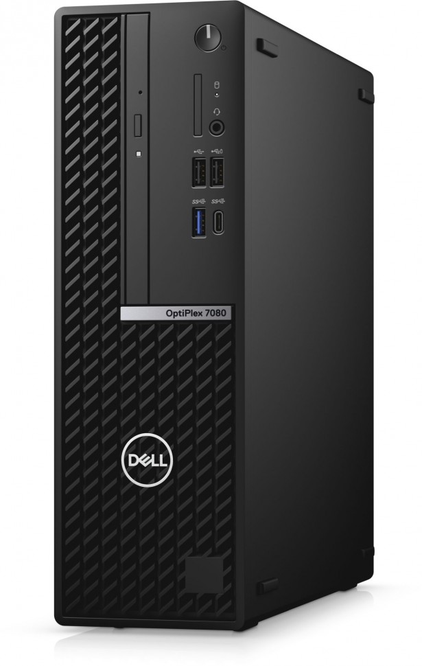 ПК Dell Optiplex 7080 SFF Core i9 10900 (2.8)/32Gb/SSD512Gb/UHDG 630/DVDRW/CR/Windows 10 Professional/GbitEth/200W/клавиатура/мышь/черный
