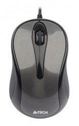 Мышь A4Tech V-Track Padless N-360 серый оптическая (1000dpi) USB (3but)