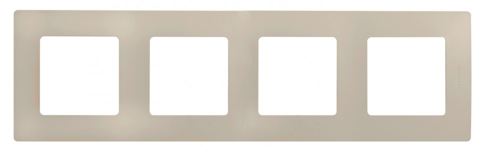 Рамка Legrand Etika 672514 накладная 4xMosaic ABS слоновая кость