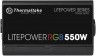 Блок питания Thermaltake ATX 550W Litepower RGB 550 (24+4+4pin) APFC 120mm fan color LED 5xSATA RTL