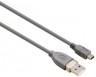 Кабель Hama 00039661 USB A(m) mini USB B (m) 0.25м серый