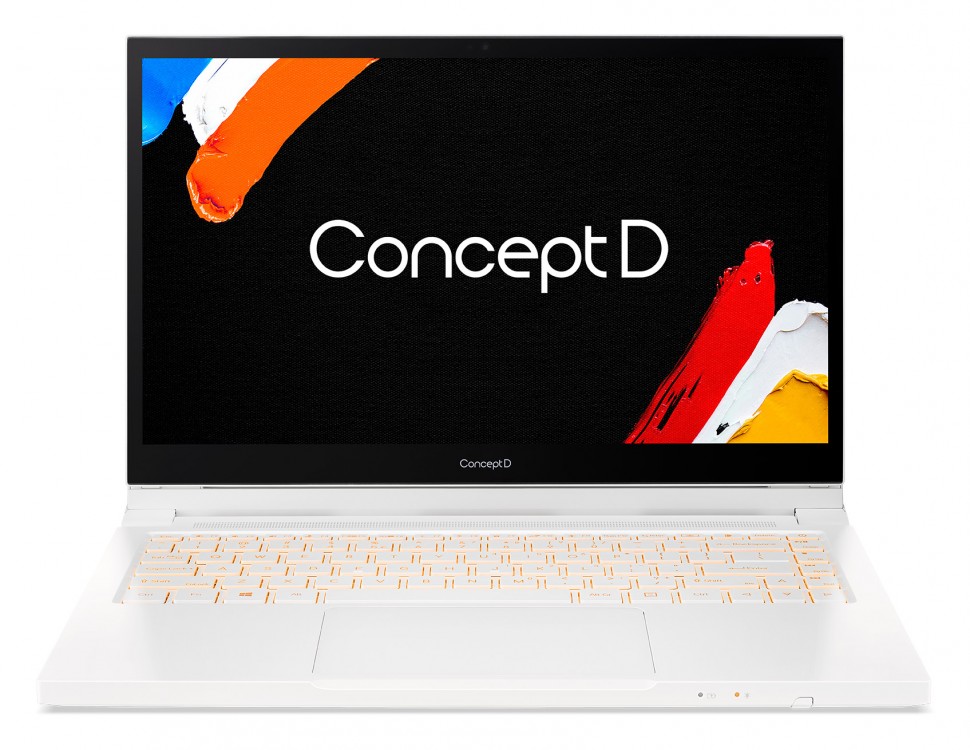 Трансформер Acer ConceptD 3 Ezel Pro CC314-72P-76ST Core i7 10750H/16Gb/SSD1Tb/NVIDIA Quadro T1000 4Gb/14"/IPS/Touch/FHD (1920x1080)/Windows 10 Professional/white/WiFi/BT/Cam