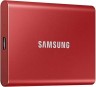 Накопитель SSD Samsung USB-C 2Tb MU-PC2T0R/WW T7 1.8" красный
