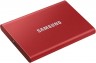 Накопитель SSD Samsung USB-C 2Tb MU-PC2T0R/WW T7 1.8" красный