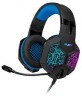 Наушники с микрофоном Sven AP-U980MV черный/синий 2.2м мониторные оголовье