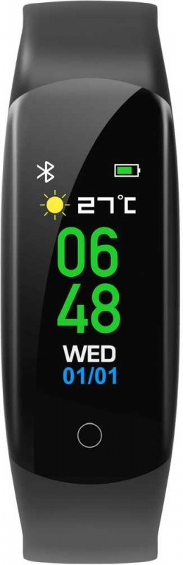 Фитнес-трекер Jet Sport FT-8C TFT корп.:черный рем.:черный (FT-8С BLACK)