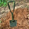 Лопата AceCamp military (2589) зеленый сталь д.165мм ш.65мм в.285мм