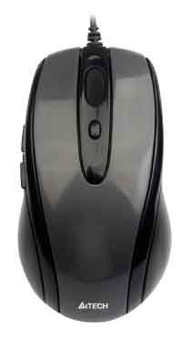 Мышь A4Tech V-Track Padless N-708X серый оптическая (1600dpi) USB (6but)