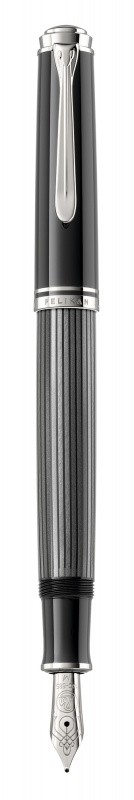 Ручка перьевая Pelikan Souveraen M605 (PL813600) Stresemann EF перо золото 14K покрытое родием подар.кор.