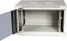 Шкаф коммутационный Lanmaster TWT-CBWPG-9U-6X6-GY 9U 600x600мм пер.дв.стекл 60кг серый