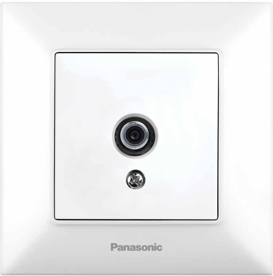 Розетка телевизионная Panasonic Arkedia Slim (WNTC04522WH-RU) скрыт. IP20 белый (упак.:1шт)