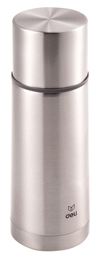 Термос Deli 17650silver 0.350л. серебристый