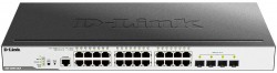 Коммутатор D-Link DGS-3000-28LP DGS-3000-28LP/B1A 24G 4SFP 24PoE 193W управляемый