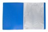 Папка с 40 прозр.вклад. Бюрократ Melange MLPV40BLUE A4 пластик 0.7мм синий