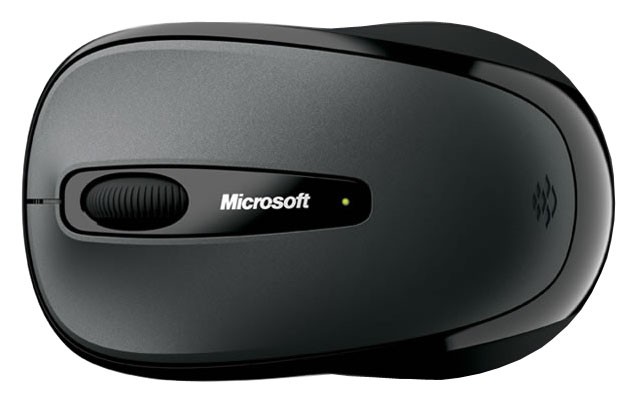 Мышь Microsoft 3500 красный/черный оптическая (1000dpi) беспроводная USB для ноутбука (2but)