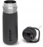 Термос-бутылка Stanley Flip Straw 0.65л. серый (10-09697-008)