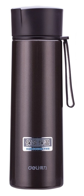 Термос Deli 6125Brown 0.45л. коричневый