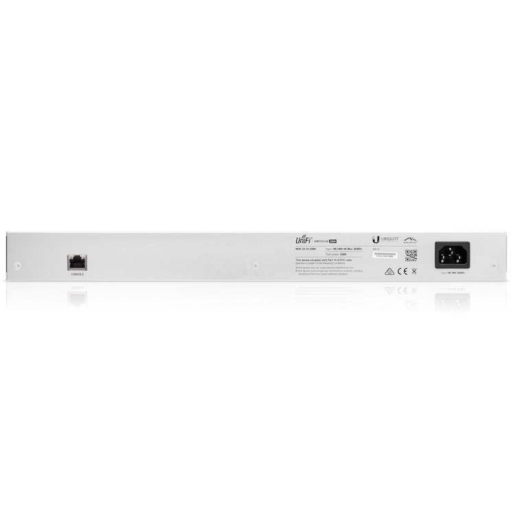 Коммутатор Ubiquiti US-24-250W(EU) 24G 2SFP 24PoE+ управляемый