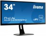 Монитор Iiyama 34" ProLite XUB3490WQSU-B1 черный IPS LED 5ms 21:9 HDMI M/M матовая HAS Pivot 320cd 178гр/178гр 3440x1440 DisplayPort USB 8.5кг