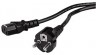 Кабель Hama 00044219 IEC C13 Евровилка 1.5м черный