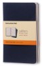Блокнот Moleskine CAHIER JOURNAL CH211 Pocket 90x140мм обложка картон 64стр. линейка синий индиго (3шт)