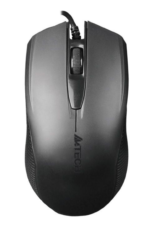 Мышь A4Tech OP-760 черный оптическая (1000dpi) USB (3but)