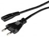 Кабель Hama 00044225 IEC C7 (2-pin) Евровилка 1.5м