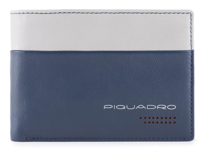 Кошелек мужской Piquadro Urban PU1392UB00R/BLGR синий/серый натур.кожа