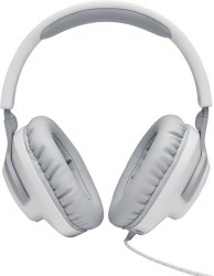 Наушники с микрофоном JBL Quantum 100 белый 1.2м мониторные оголовье (JBLQUANTUM100WHT)