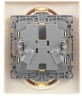 Розетка силовая Legrand Etika (672323) скрыт. зазем. IP21 слоновая кость