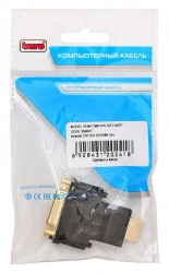 Переходник Buro HDMI-19M-DVI-I(F)-ADPT DVI-I(f) HDMI (m) черный