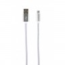 Кабель Redline УТ000014160 micro USB B (m) USB A(m) 2м серебристый