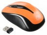 Мышь Оклик 675MW черный/оранжевый оптическая (800dpi) беспроводная USB (2but)