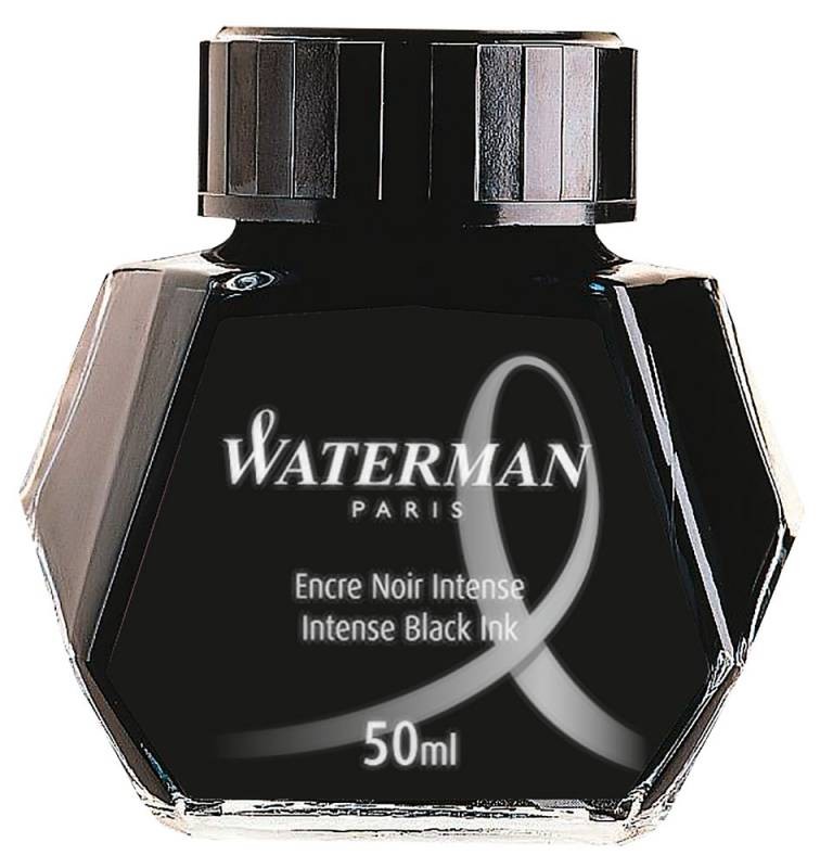 Флакон с чернилами Waterman Ink Bottle (S0110710) черный чернила для ручек перьевых