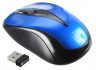 Мышь Оклик 675MW черный/синий оптическая (800dpi) беспроводная USB (2but)