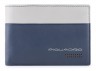 Кошелек мужской Piquadro Urban PU257UB00R/BLGR синий/серый натур.кожа