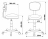 Кресло детское Бюрократ CH-W299 розовый TW-06A TW-13A крестовина пластик пластик белый