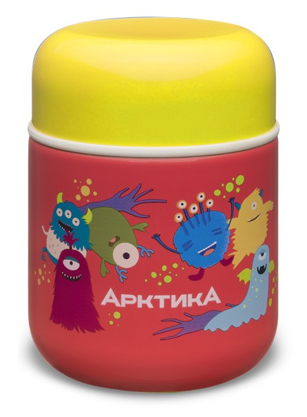 Термос для еды Арктика 411-280 0.28л. красный/рисунок картонная коробка (411-280/RED)