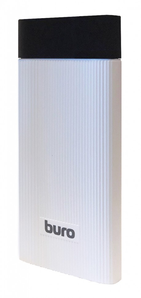 Мобильный аккумулятор Buro RLP-12000-W Li-Pol 12000mAh 2.1A+2.1A белый 2xUSB материал пластик