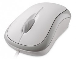 Мышь Microsoft Basic for Bsnss белый оптическая (1000dpi) USB (2but)