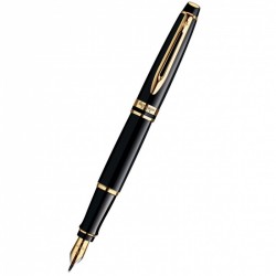 Ручка перьевая Waterman Expert 3 (S0951640) Black Laque GT F перо сталь подар.кор.