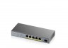 Коммутатор Zyxel NebulaFlex Pro GS1350-6HP-EU0101F 5G 1SFP 5PoE+ 60W управляемый