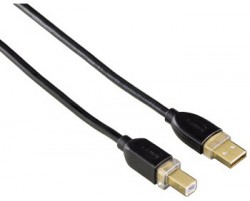 Кабель Hama 00046772 USB A(m) USB B(m) 3м черный блистер