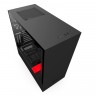 Корпус NZXT H500i CA-H500W-BR черный/красный без БП ATX 3x120mm 2xUSB3.0 audio bott PSU