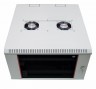 Шкаф коммутационный ЦМО (ШРН-15.650) настенный 15U 600x650мм пер.дв.стекл несъемн.бок.пан. 50кг серый 605мм 26.6кг 180град. 766мм
