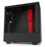 Корпус NZXT H510 CA-H510B-BR черный/красный без БП ATX 2x120mm 1xUSB3.0 1xUSB3.1 audio bott PSU